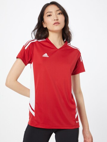 ADIDAS SPORTSWEAR - Camisa funcionais 'Condivo 22' em vermelho: frente