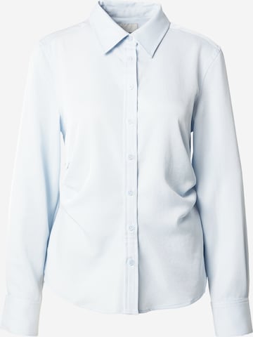 Bluză de la Calvin Klein pe albastru: față