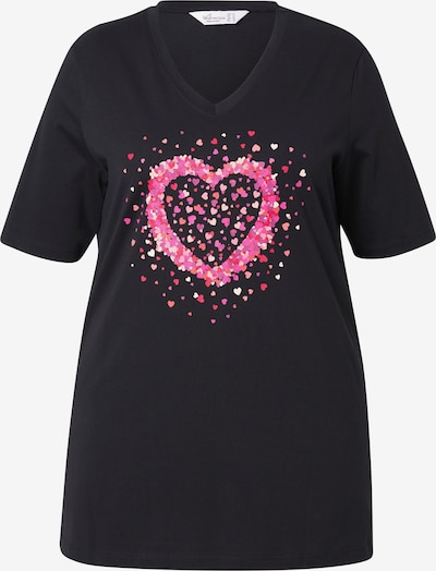 MIAMODA Oversizeshirt in eosin / pastellpink / hellpink / schwarz, Produktansicht