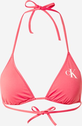 Calvin Klein Swimwear Bikiinitopp, värv roosa: eest vaates