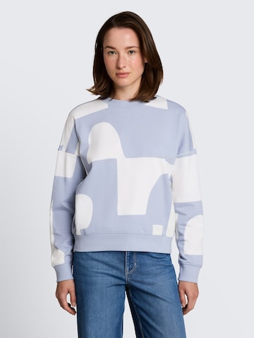 TOM TAILOR DENIM Sweatshirt in Blau: Vorderseite
