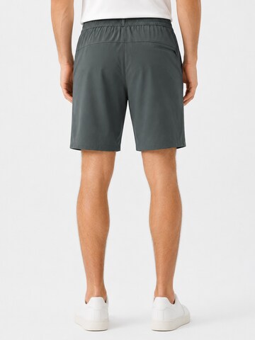 ALLTHEMEN Regular Traditional Pants 'Luftzug' in Grey