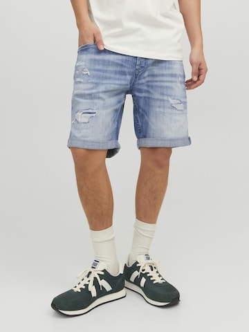 Regular Jean JACK & JONES en bleu : devant