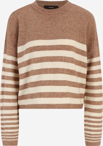 Vero Moda Tall Sweater in Brown: front