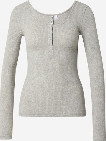 PIECES Paita 'PCKITTE' värissä harmaa: etupuoli