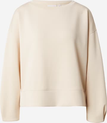COMMA Sweatshirt in Beige: front
