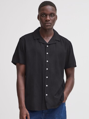BLEND Regular Fit Hemd 'Bobby' in Schwarz: Vorderseite