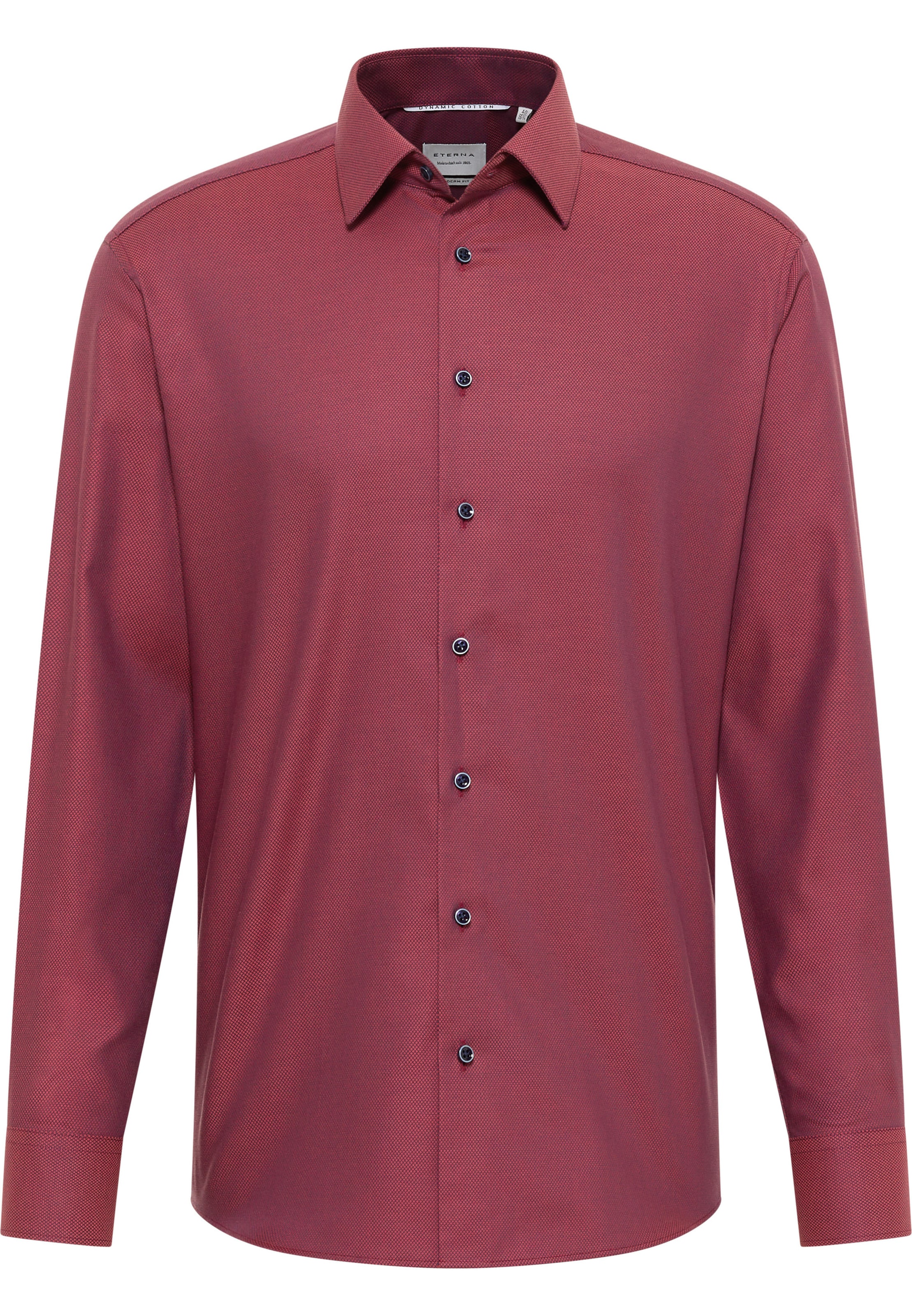 ETERNA Regular Fit Hemd in Rot: Vorderseite