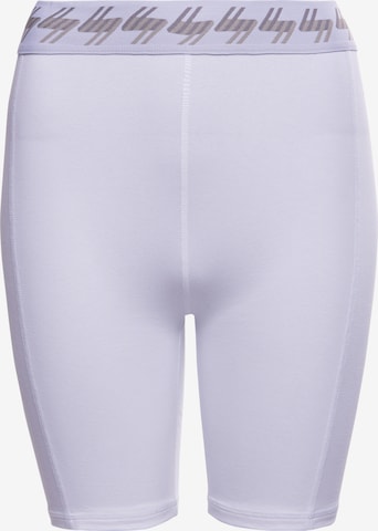 Superdry Skinny Workout Pants in White: front