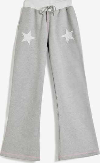 Sl Jeschow Bukser 'SL JESCHOW Grey Jogger' i 40 i lysegrå, Produktvisning
