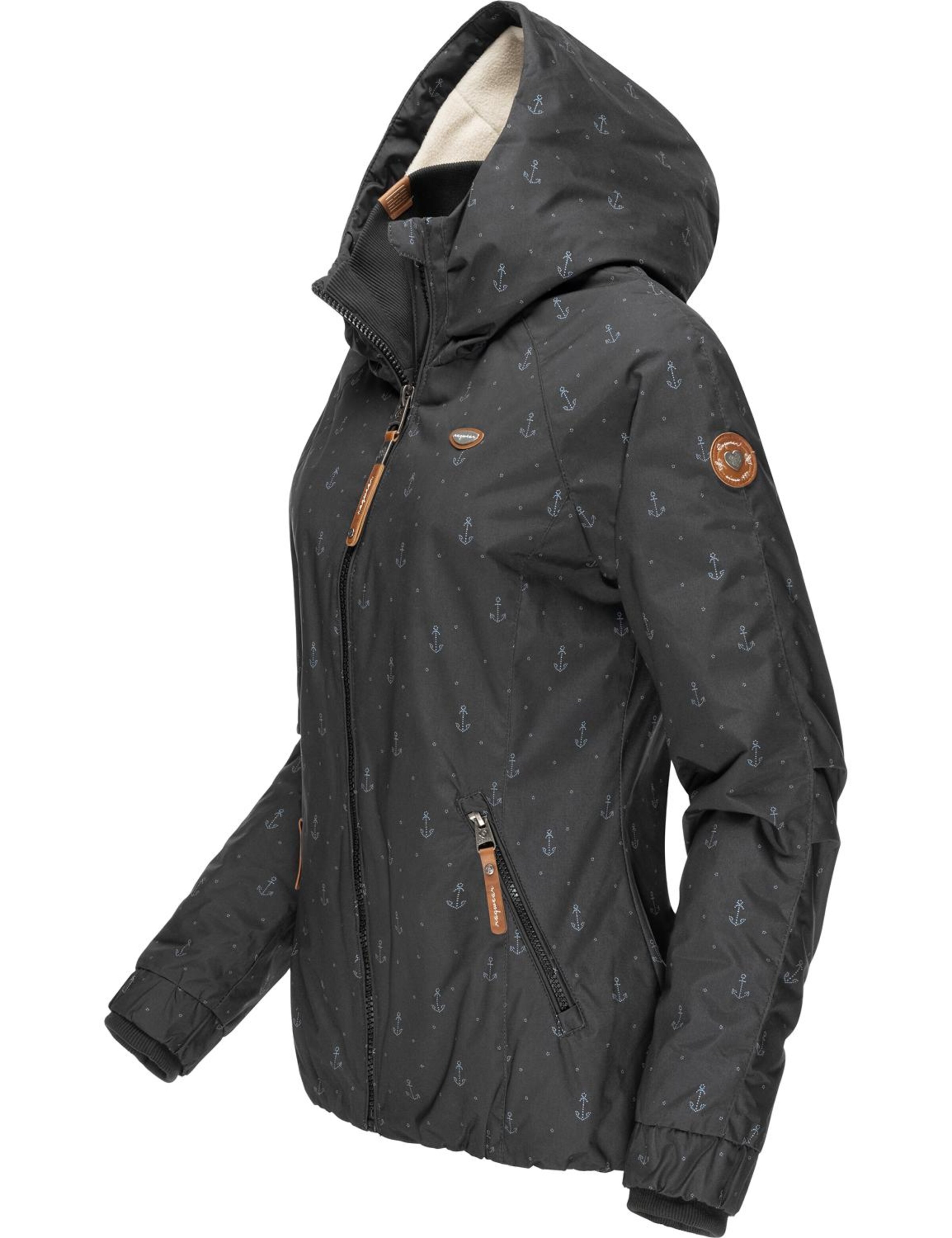 Ragwear Between-season jacket 'Dizzie Marina' in Black