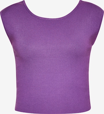 myMo at night Top in Purple: front