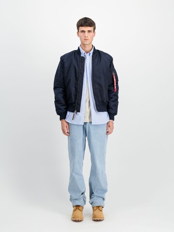 ALPHA INDUSTRIES Between-Season Jacket 'MA-1 VF 59' in Blue