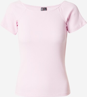 PIECES Тениска 'PCSYNA' в розово: отпред