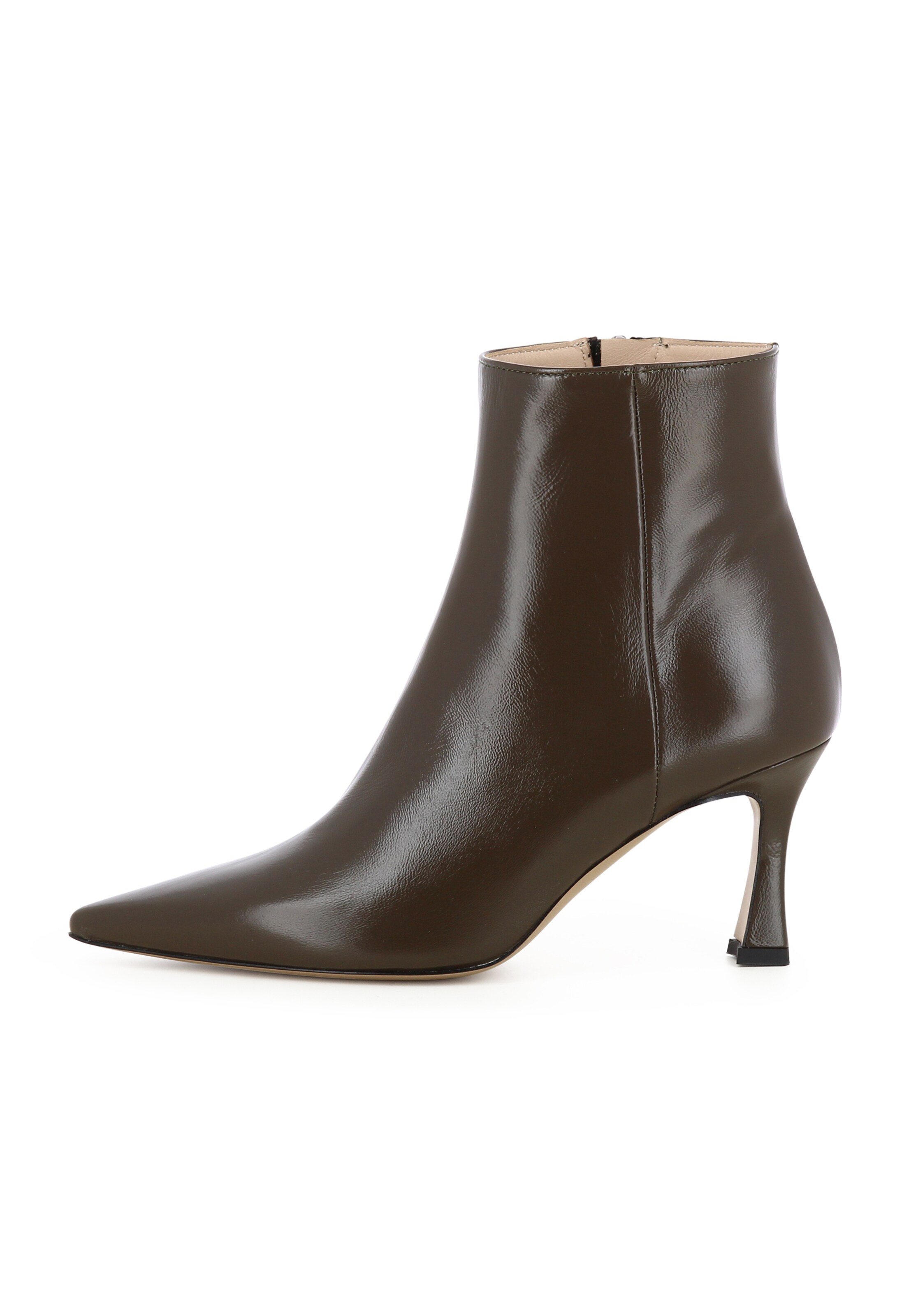 EVITA Bootie 'CARMELA' in Brown: front