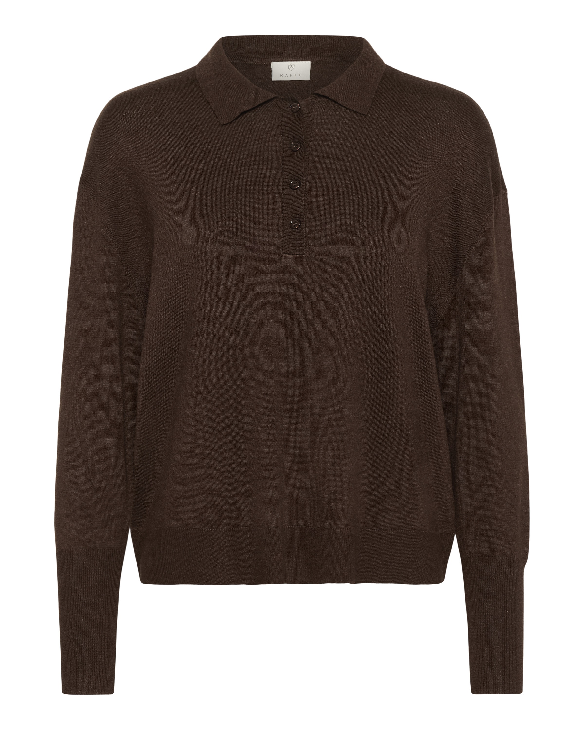 Kaffe Sweater 'KALizza' in Brown: front