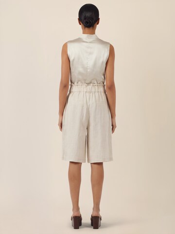 APART Wide Leg Bermuda in Beige