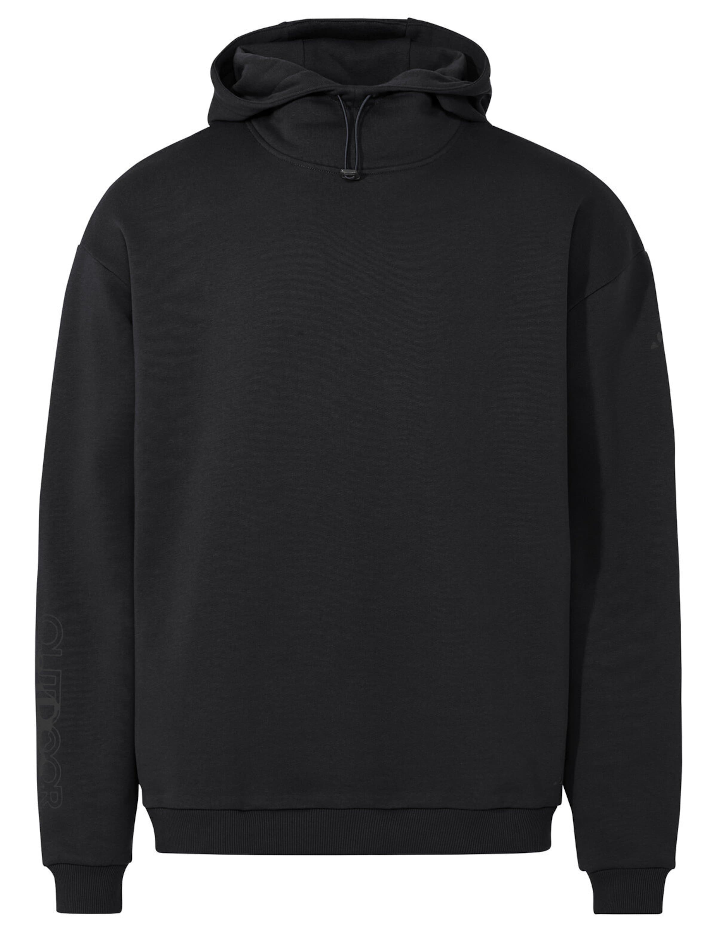 VAUDE Sports sweatshirt 'Mineo' in Black: front