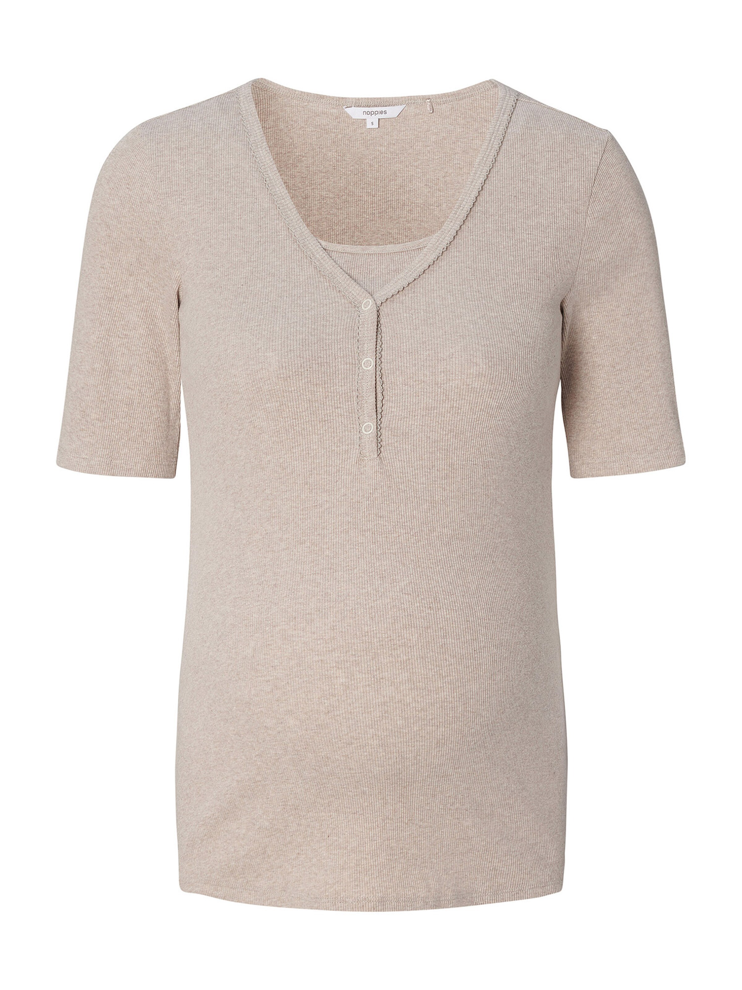 Noppies Slaapshirt 'Renate' in Grijs: voorkant