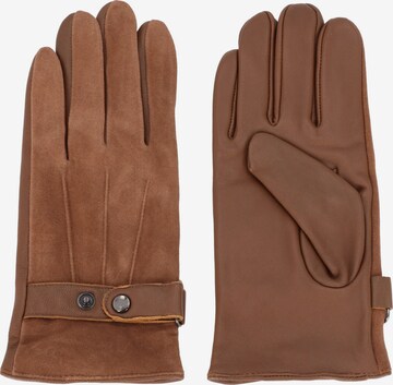 JOOP! Full Finger Gloves in Brown