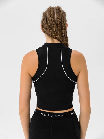 MOROTAI Sporttop 'KANSEI CHROME' in Schwarz