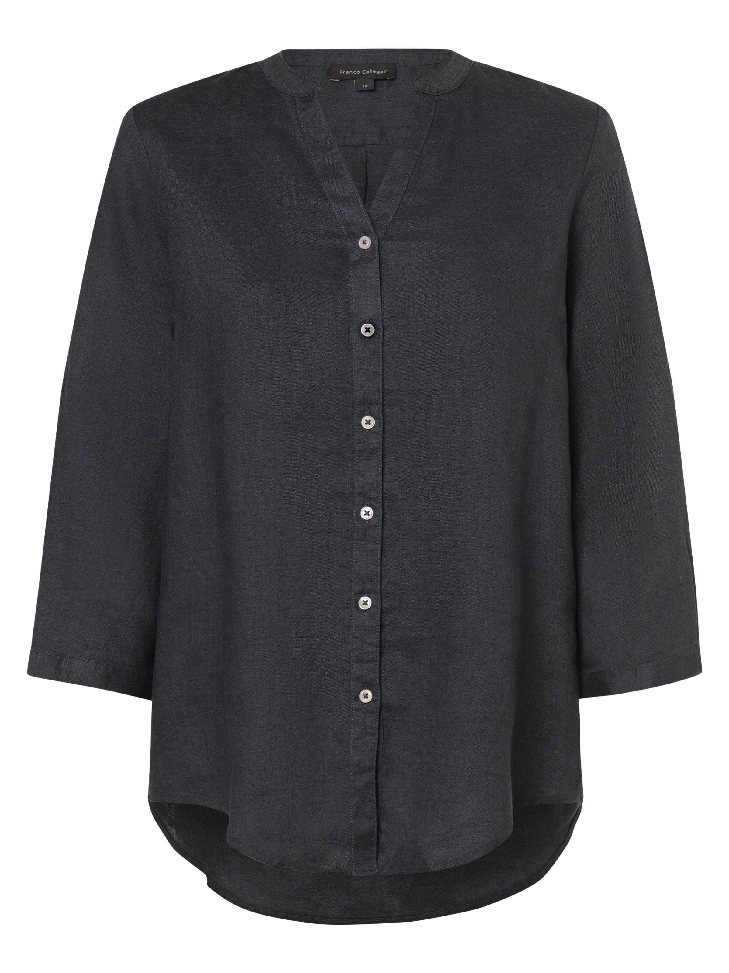 Franco Callegari Bluse in Blau: Vorderseite