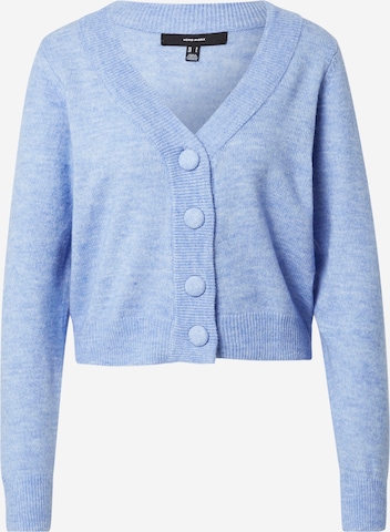 VERO MODA Knit cardigan 'VIGGA' in Blue: front