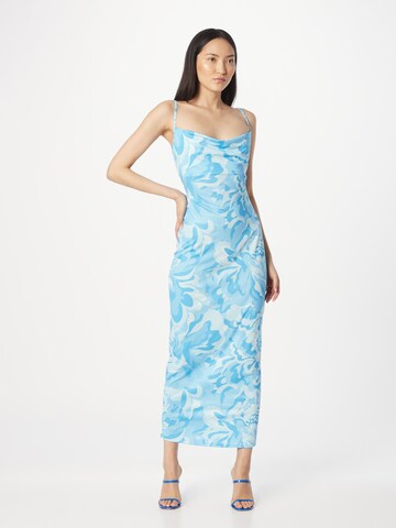 NA-KD Φόρεμα κοκτέιλ σε μπλε: μπροστά