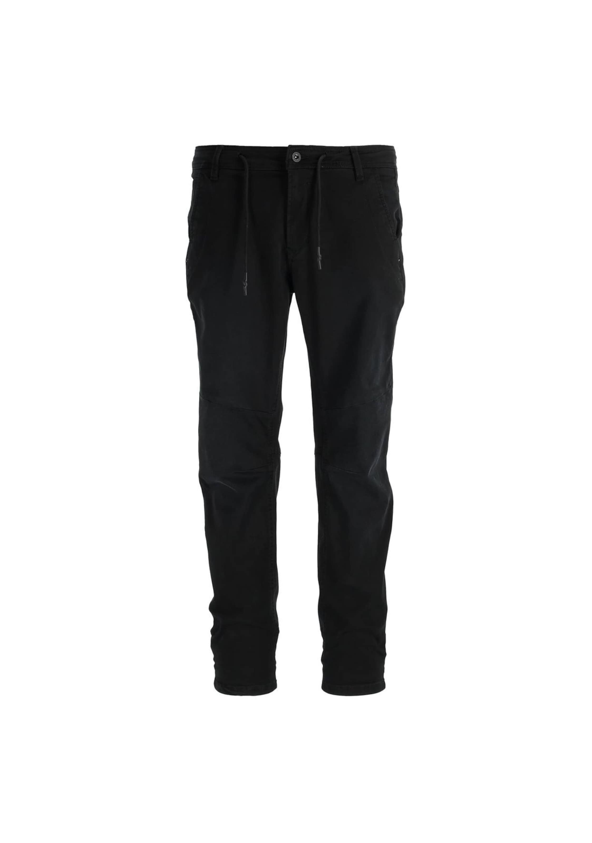 CHASIN' Regular Cargobroek 'Resa.L Thor' in Zwart: voorkant