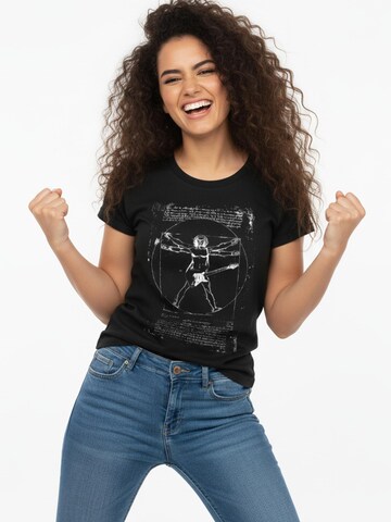 MAKAYA Shirt 'Da Vinci Rock' in Black