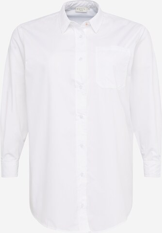 Camicia da donna 'Lone' di KAFFE CURVE in bianco: frontale