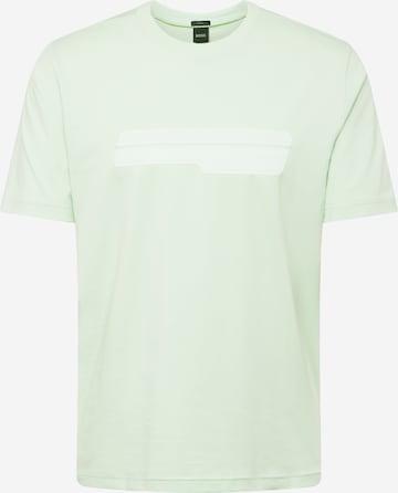 BOSS Green - Camisa em verde: frente
