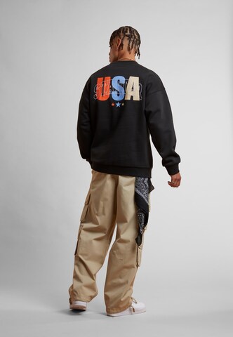 Starter Black Label - Sweatshirt 'USA' em preto