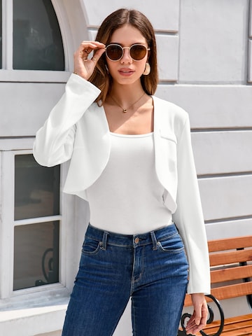 Yesfashion Marynarka w kolorze biały