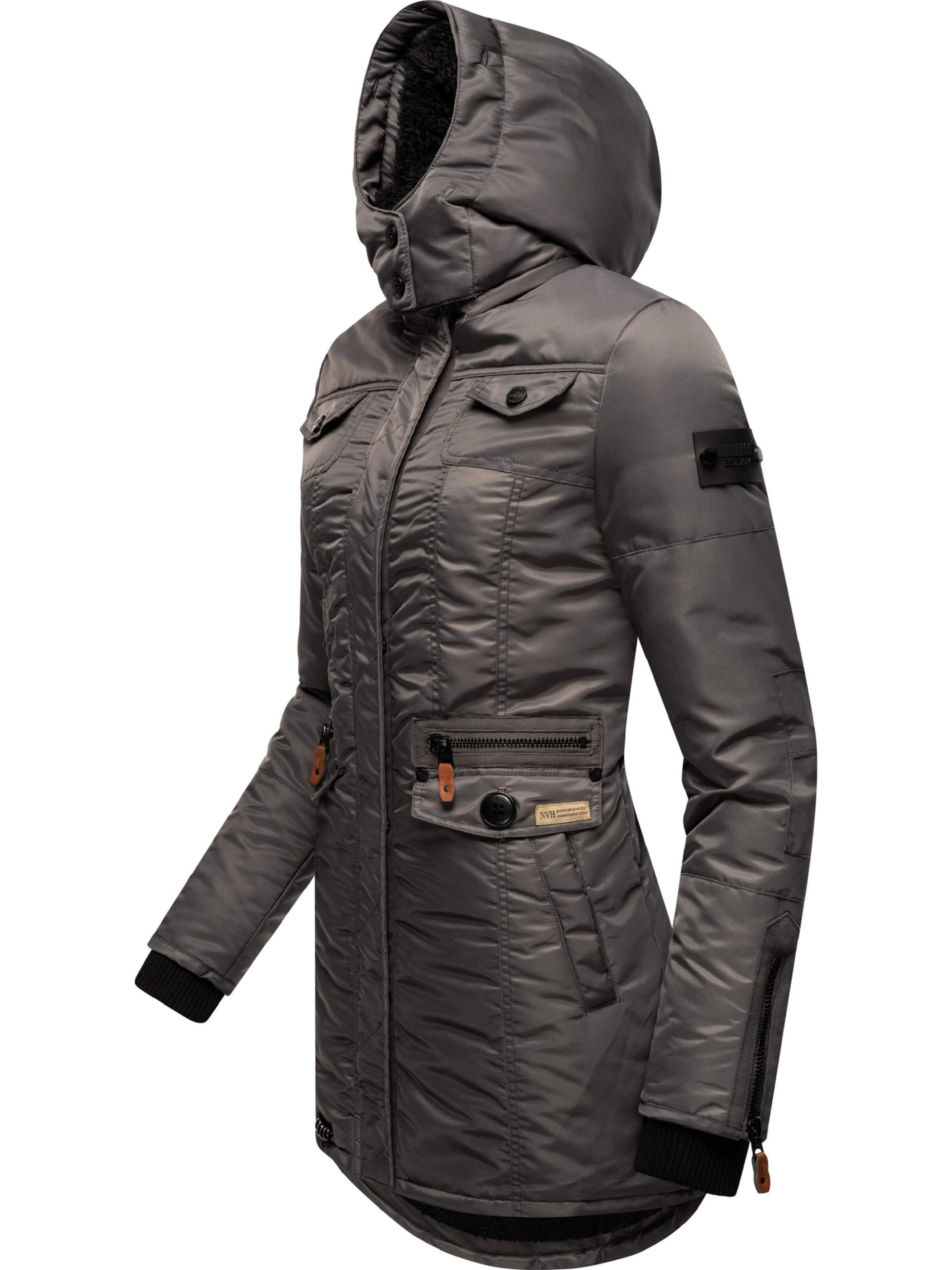 NAVAHOO Winterjas 'Schätzchen' in Grijs