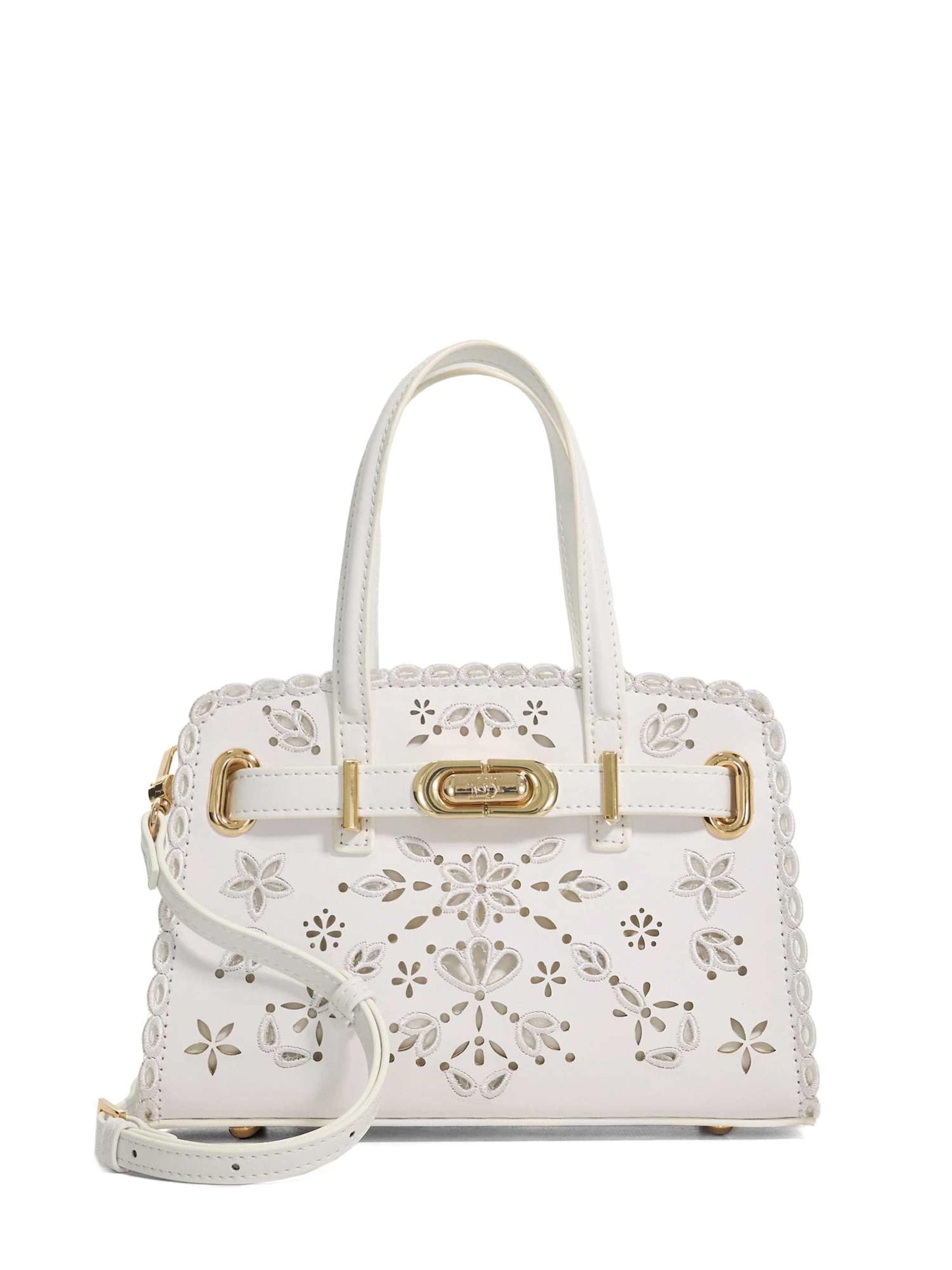 Sacs à main Dune LONDON en blanc : devant