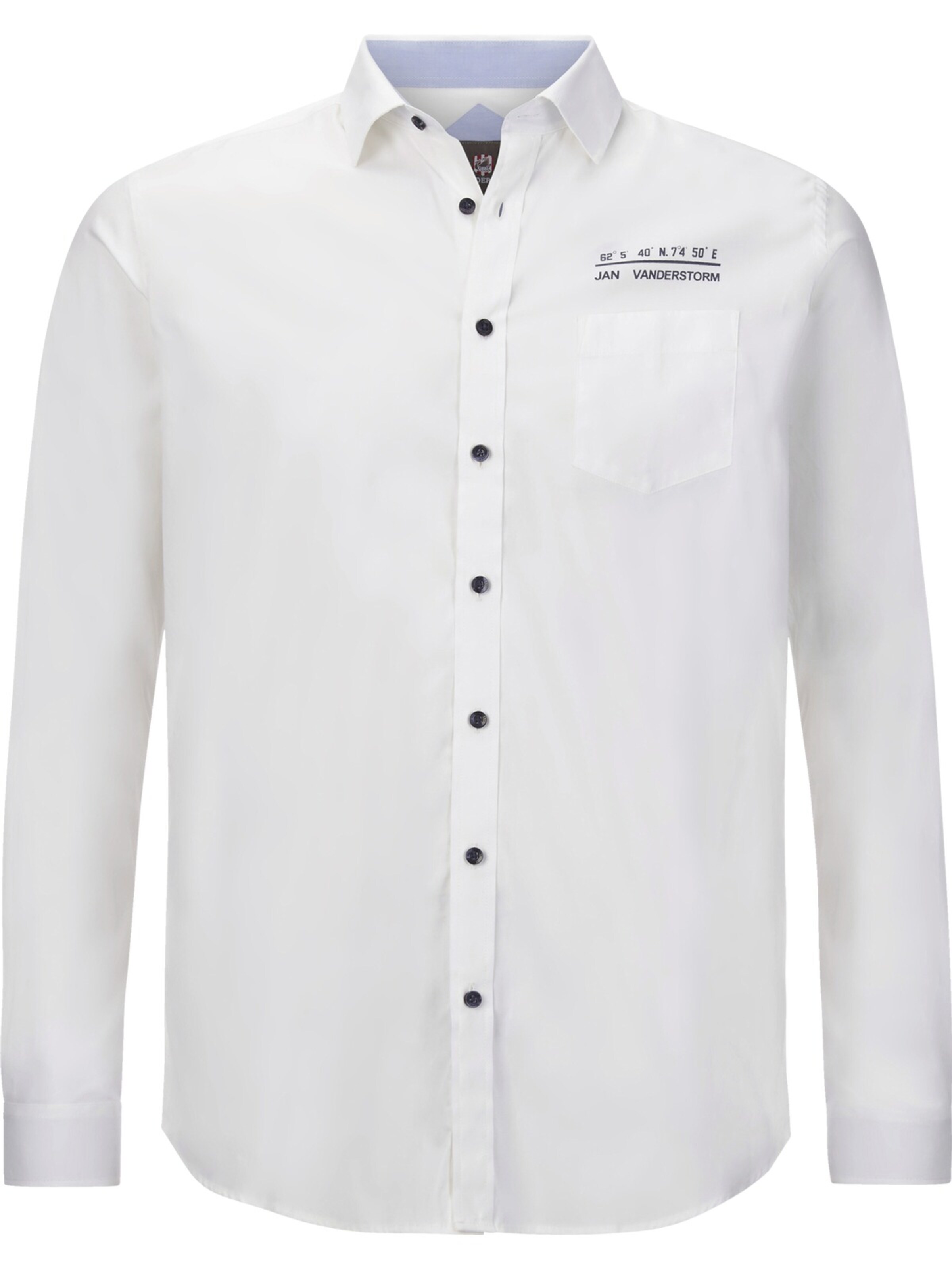 Jan Vanderstorm Regular Fit Hemd 'Ulfe' in Blau