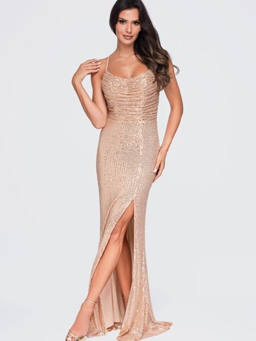 Ombre Evening dress in Gold