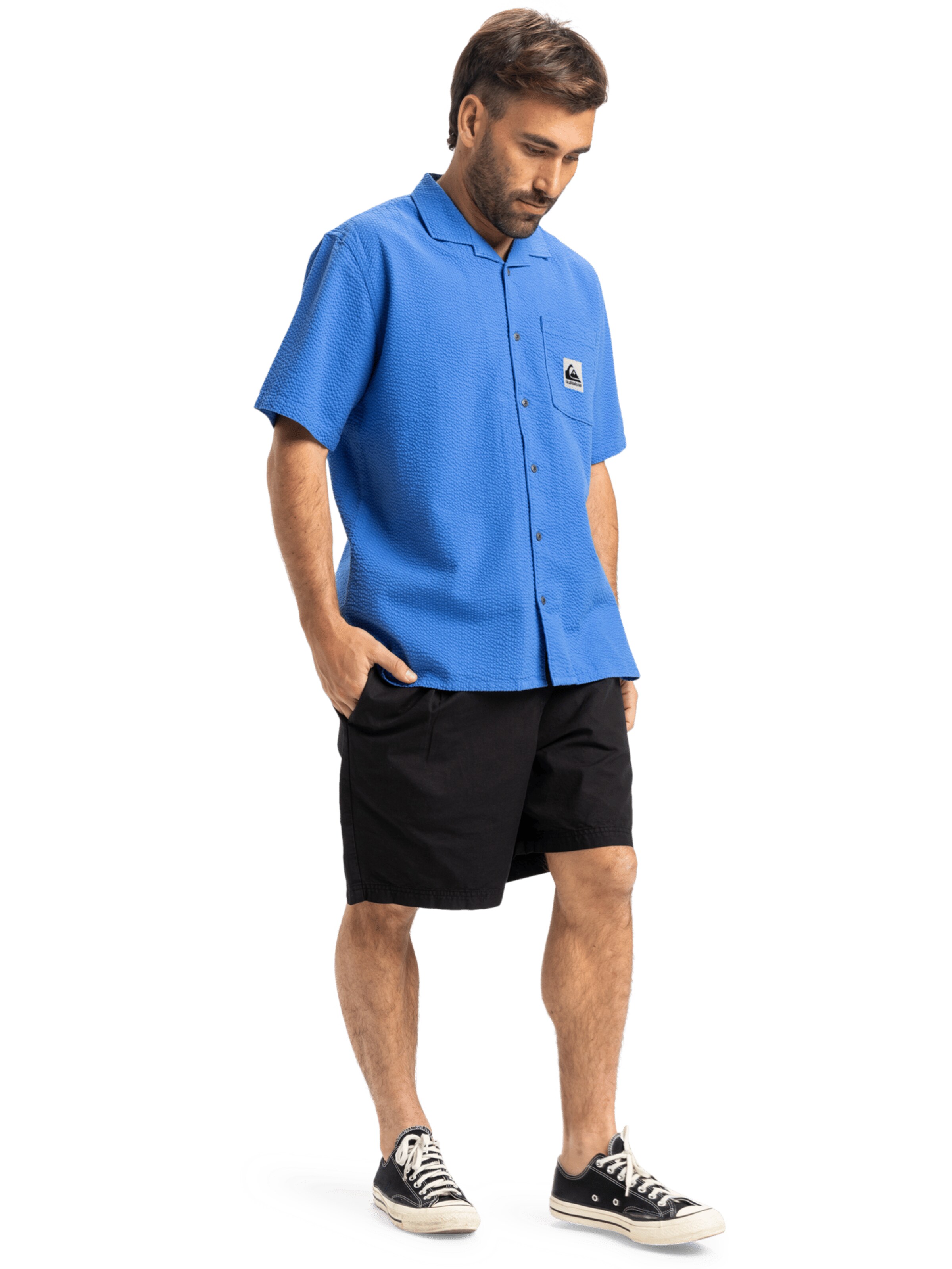 Fit confort Chemise 'Heartbeat' QUIKSILVER en bleu