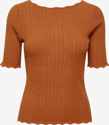 Atelier Rêve Sweater 'Irfanto' in Brown: front