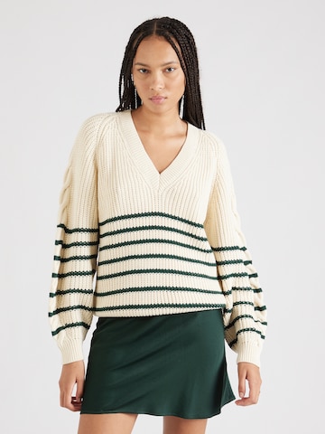 SISTERS POINT Pullover 'MIBA' in Beige: predná strana