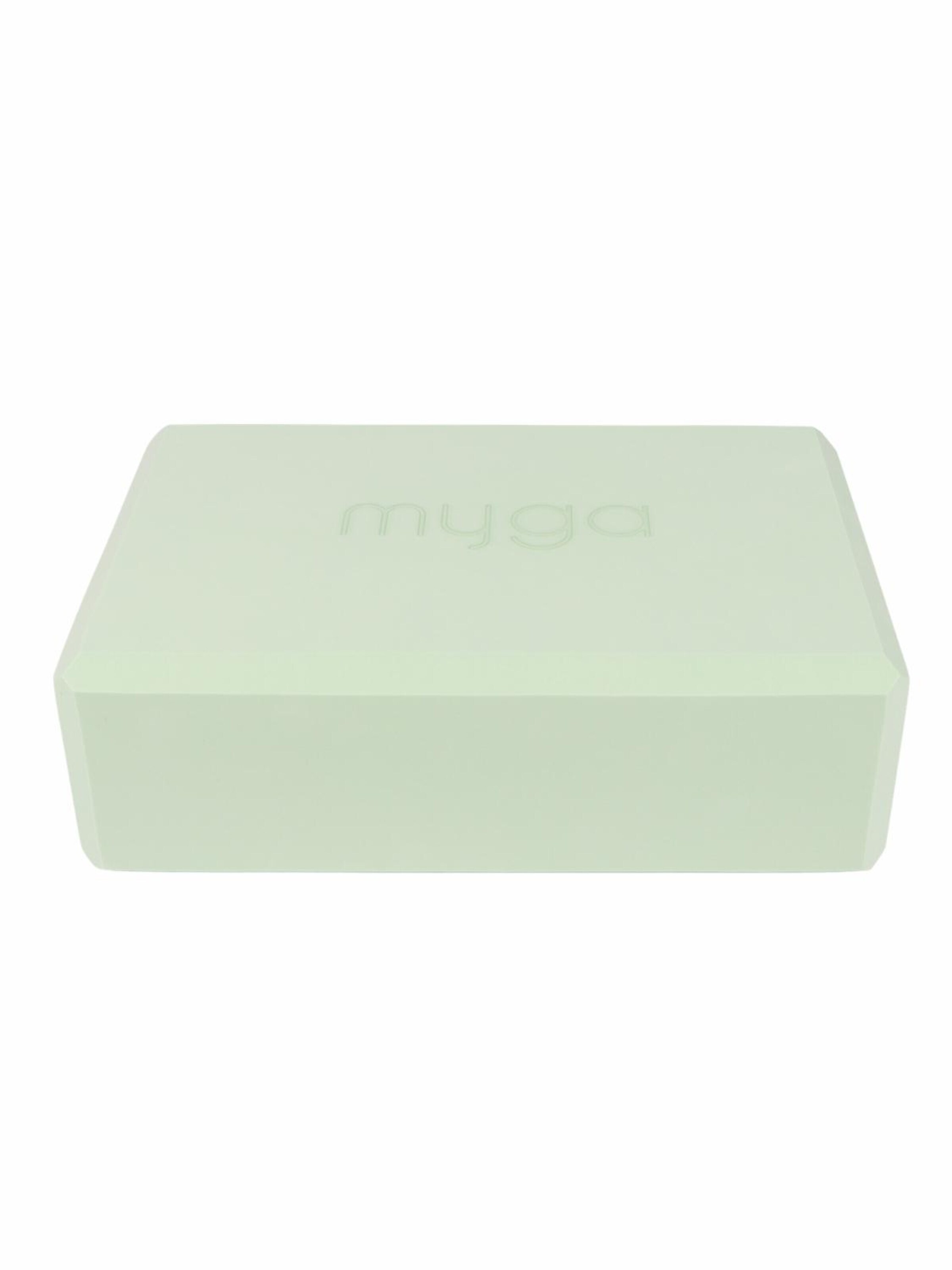 myga Mat 'Yoga-Einsteiger-Set - Palmen Design' in Green