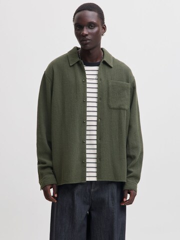 Comfort fit Camicia di JACK & JONES in verde: frontale