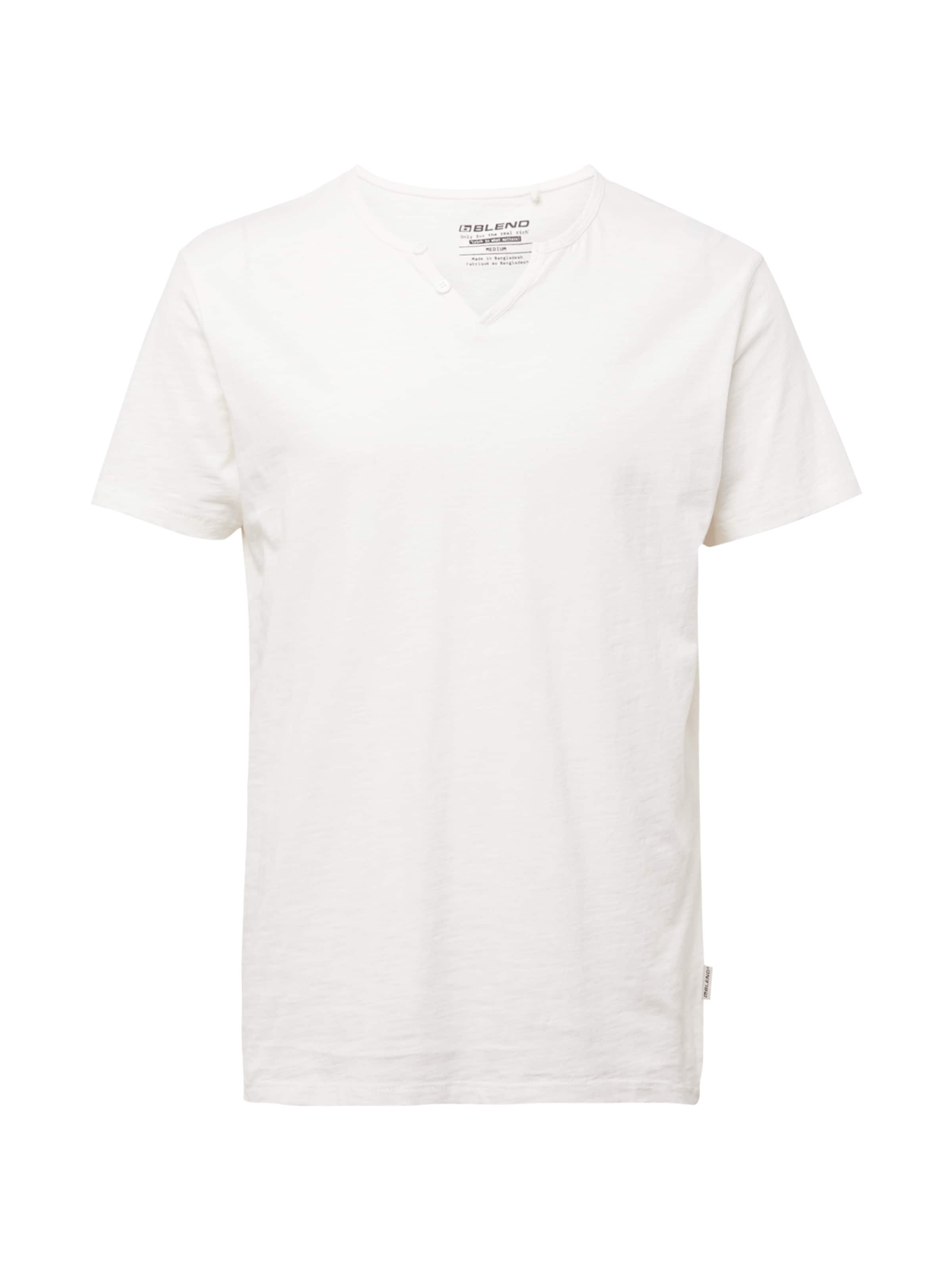 BLEND Μπλουζάκι 'Ashton' σε λευκό: μπροστά