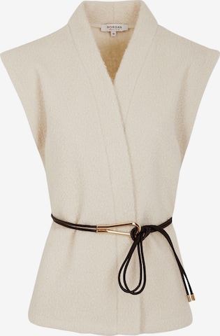 Morgan Weste '252-VELOISE' in Beige: Vorderseite