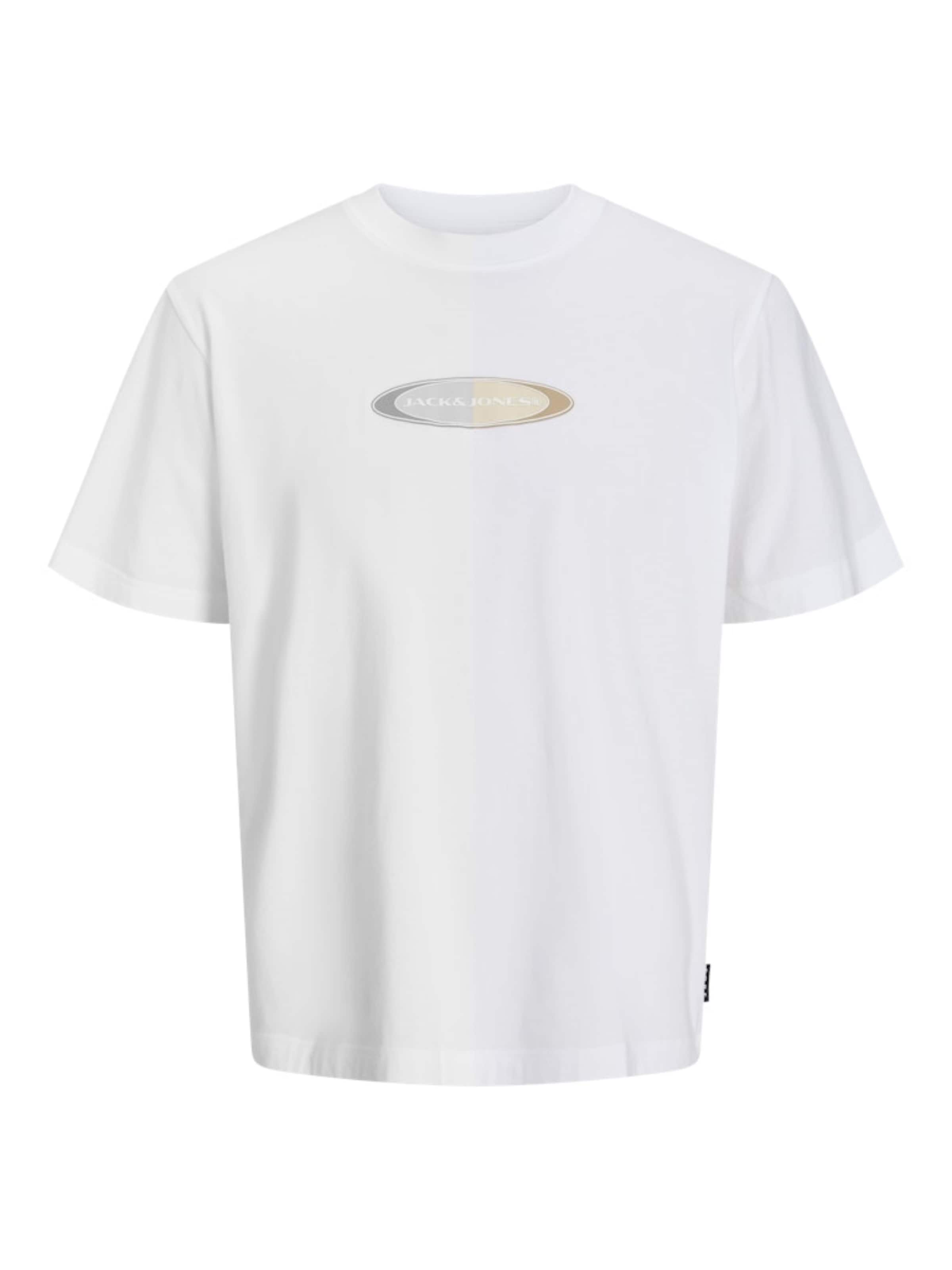 JACK & JONES Tričko 'JCOPACER' - Béžová