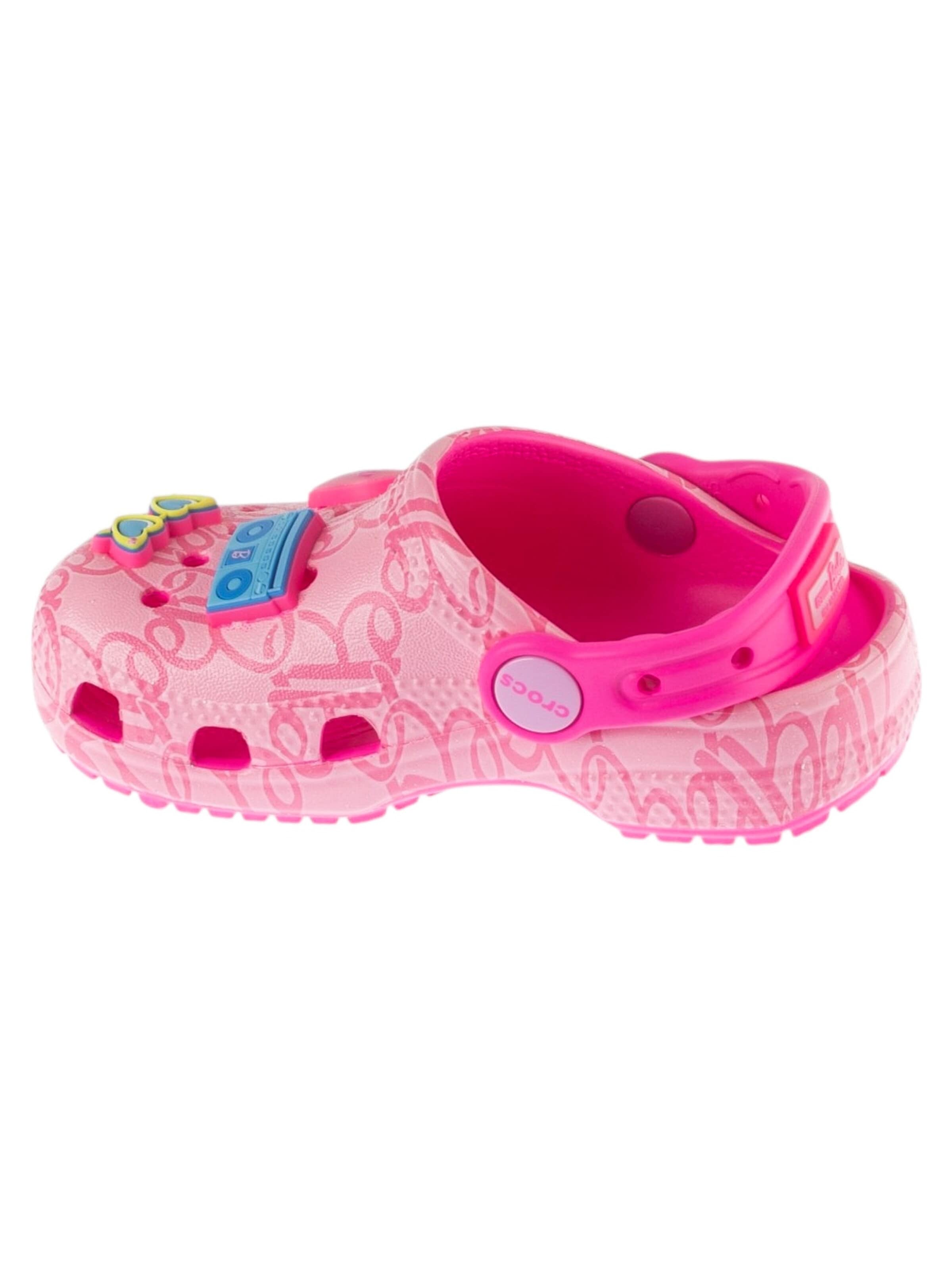 Crocs Sandal 'Crocs Classic Mattel Pink Barbie Clog T K' in Pink