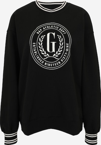 Gap TallSweater majica - crna boja: prednji dio