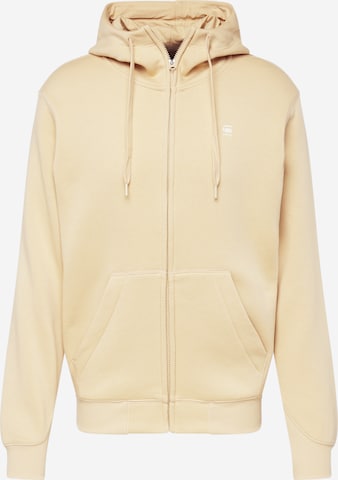 Veste de survêtement 'Premium Core' G-STAR en jaune : devant