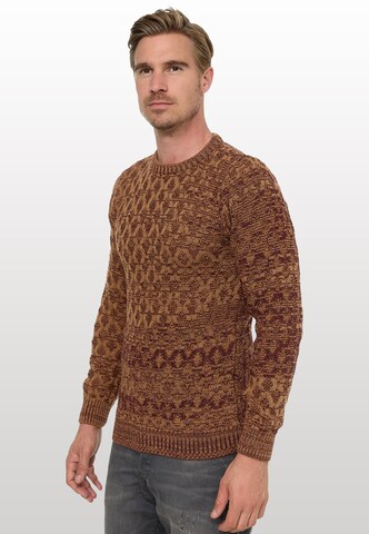 Rusty Neal Pullover in Braun: predná strana